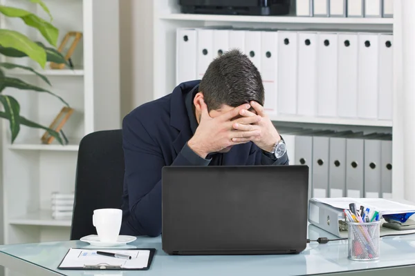 Worried businessman — Stock Photo, Image