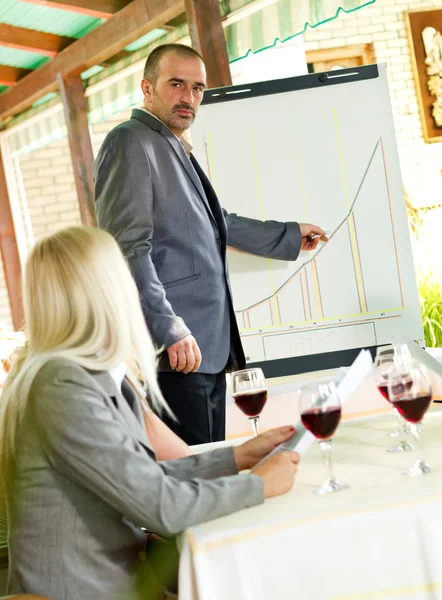 Businesspeople in Briefing — Stock Photo, Image