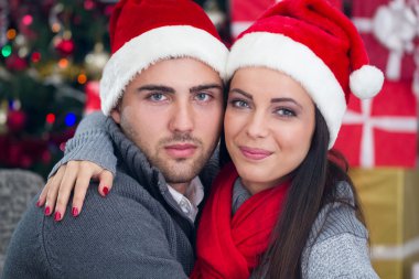 Noel gecesi, mutlu çift