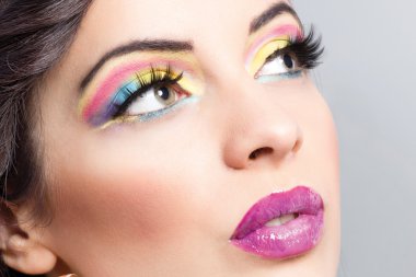 güzel kadın makyaj