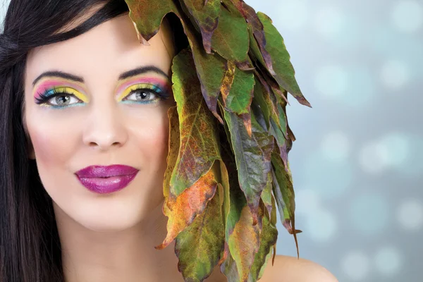 Mujer componen concepto — Foto de Stock