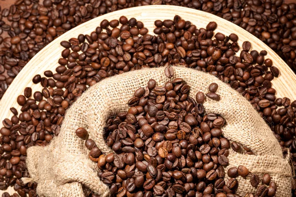 Fresh roasted  coffee Beans — Stock Photo, Image