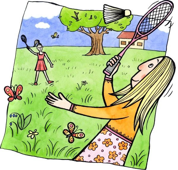 Badminton — Stock Photo, Image