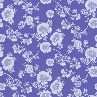 Şekillendirilmiş gül pürüzsüz desen. Vektör çiçek deseni çok moda renk.