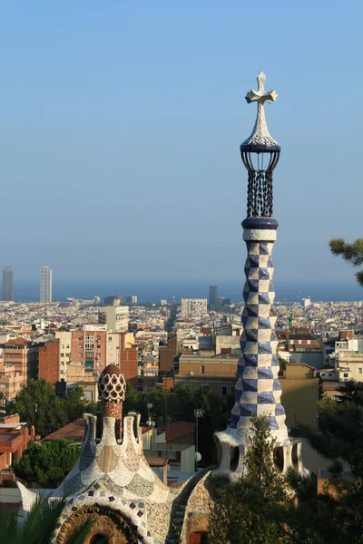 Вид на Барселону — стоковое фото