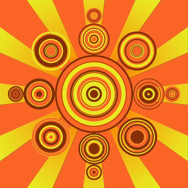 Retro sun shape — Stock Photo, Image