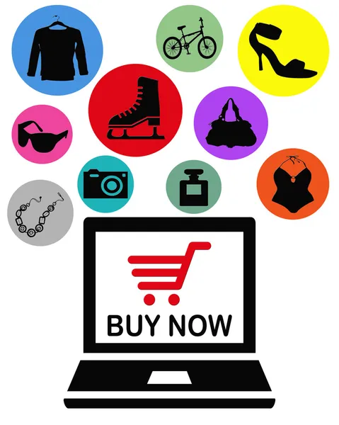 Shopping online — Foto Stock