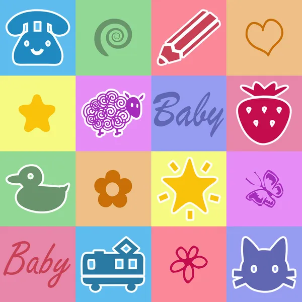 Baby wallpaper — Stock Photo, Image