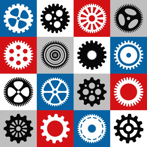 Gear mosaic — Stock Photo, Image