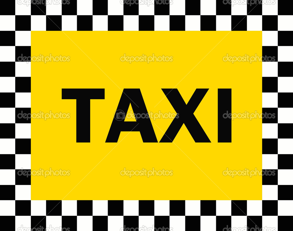 Taxi schild Taxi schild