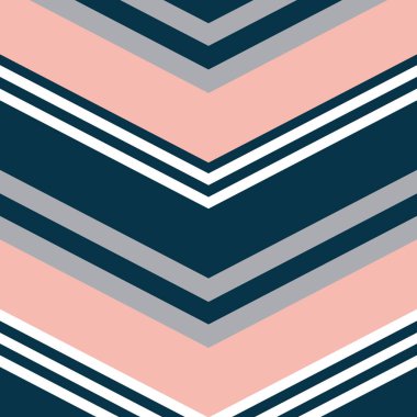 Gri, pastel pembe, beyaz ve lacivert renkli İskandinav tarzı semboller