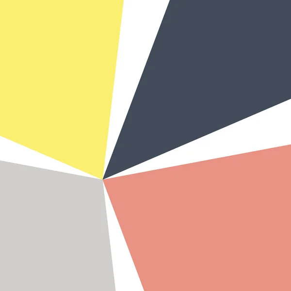 Ilustración Diseño Geométrico Colorido Estilo Escandinavo Con Colores Amarillo Rosa —  Fotos de Stock