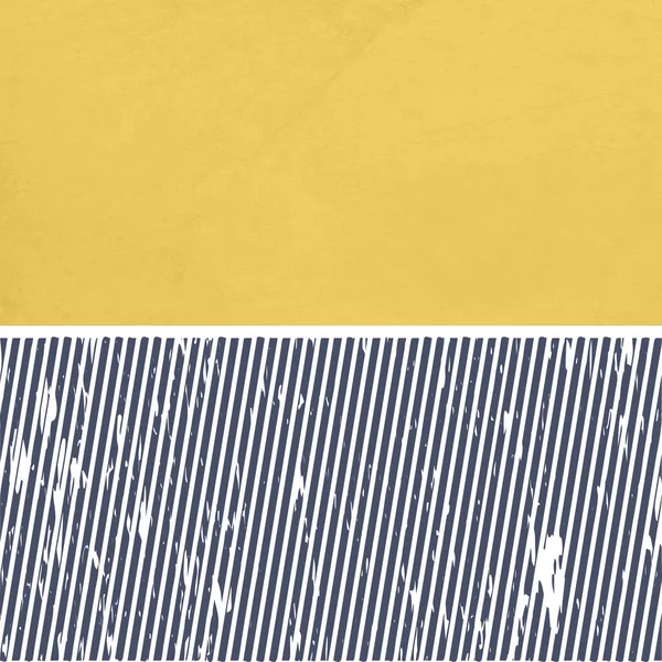 Beyaz Zemin Üzerinde Sarı Grunge Dikdörtgen Lacivert Köşegen Çizgili Basit — Stok fotoğraf