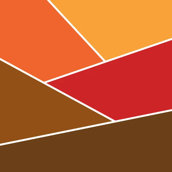 Абстрактный Красочный Геометрический Дизайн Стиле Ретро Треугольниками Белыми Полосами Коричневом — стоковое фото