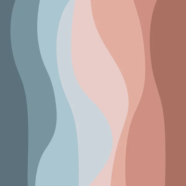 Abstract Retro Style Illustration Colorful Salmon Color Grey Pink Turquoise — Foto de Stock