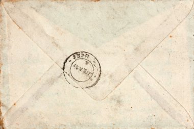 damga ile eski zarfı