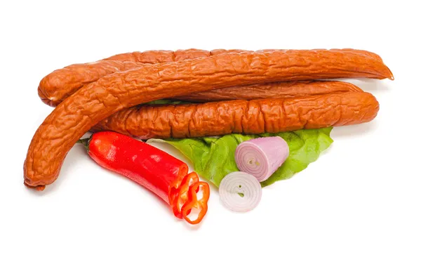 Turkey sausage — Stock Photo, Image