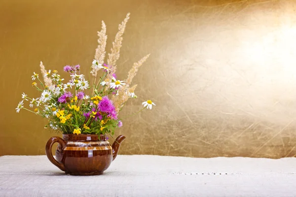 Wild flowers still life — Stock Photo, Image