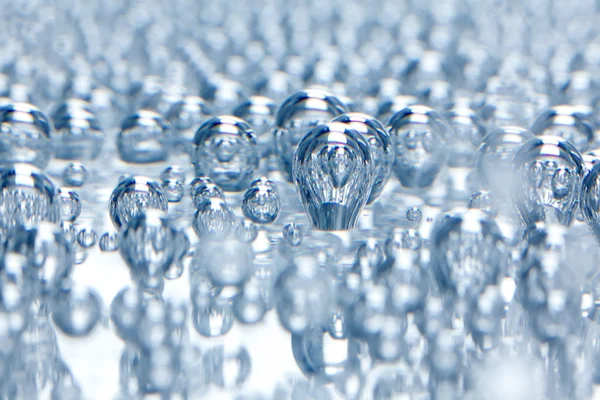 Bulles d'eau minérale macro — Photo