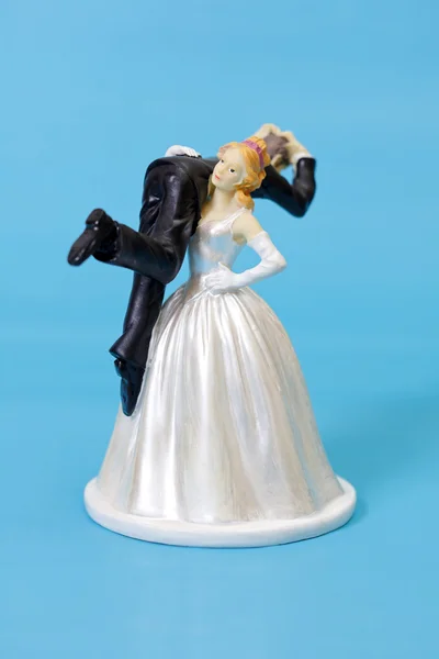 karamel gebakkomik düğün cake topper