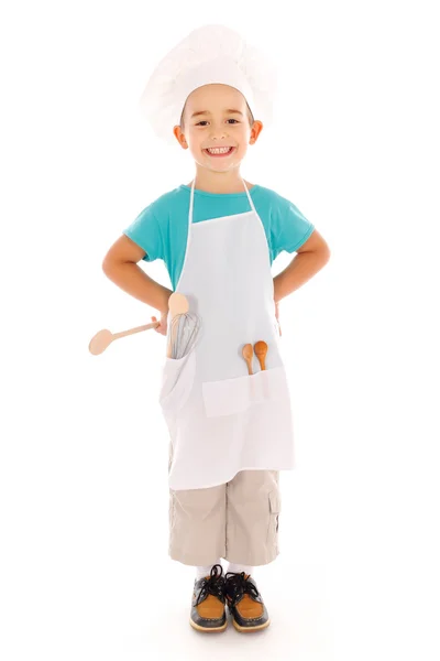 Funny Little Baker — Stock Photo, Image