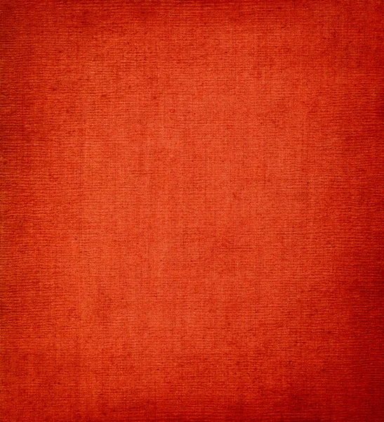 Röd vignetted textil bakgrund — Stockfoto