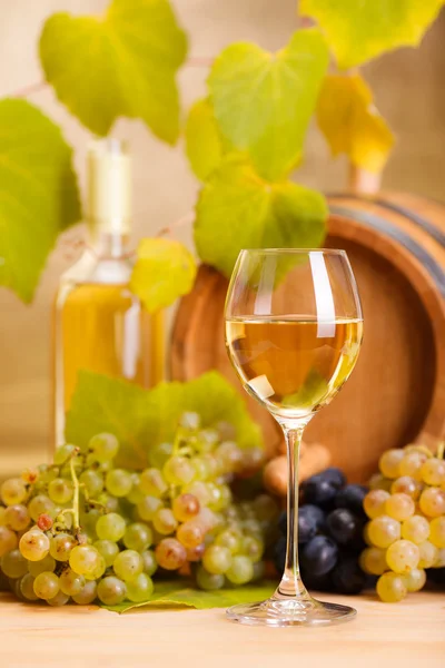 Bicchiere da vino bianco (DOF poco profondo ) — Foto Stock