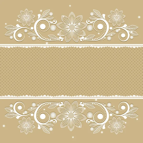 Vector vintage fondo floral — Vector de stock