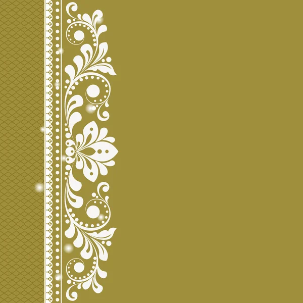 Vector vintage fundo floral — Vetor de Stock