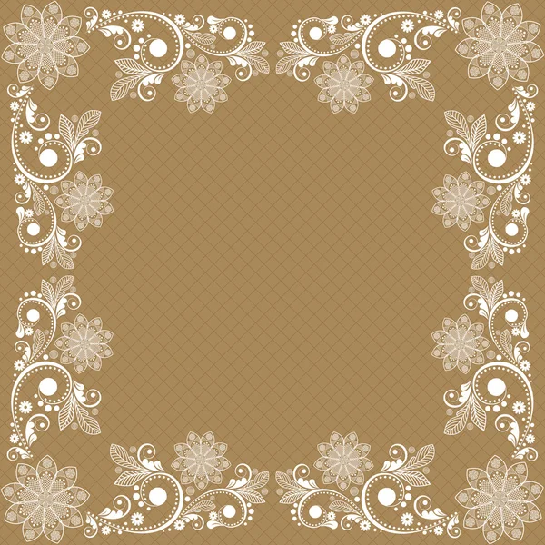 Vector vintage bloemen achtergrond — Stockvector