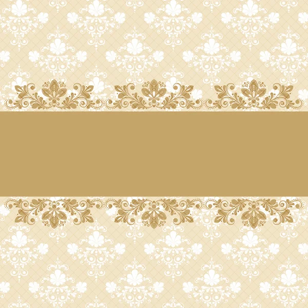 Vector vintage fondo floral — Vector de stock