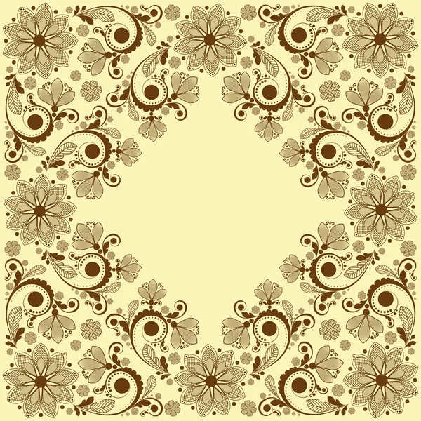 Vector vintage fundo floral —  Vetores de Stock