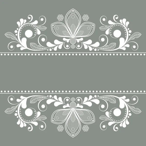 Vector vintage fundo floral — Vetor de Stock