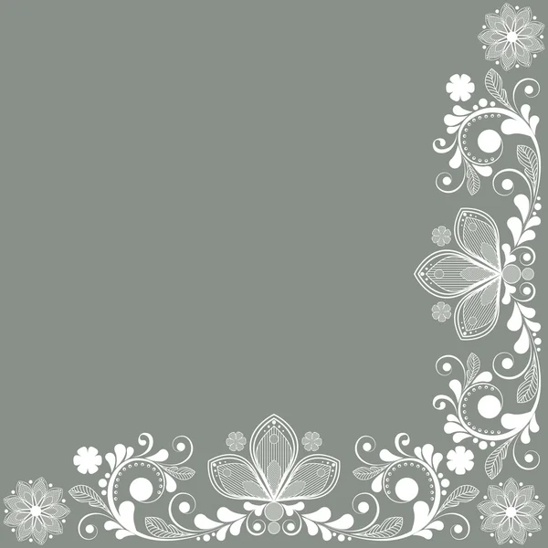 Vector vintage floral background — Stock Vector