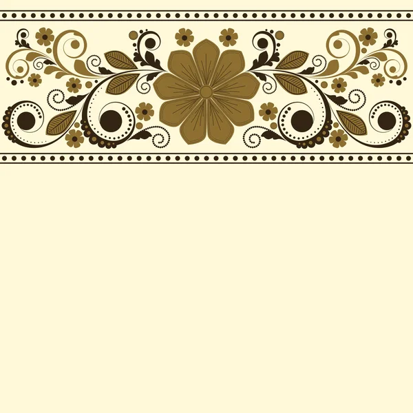 Vector vintage fundo floral —  Vetores de Stock