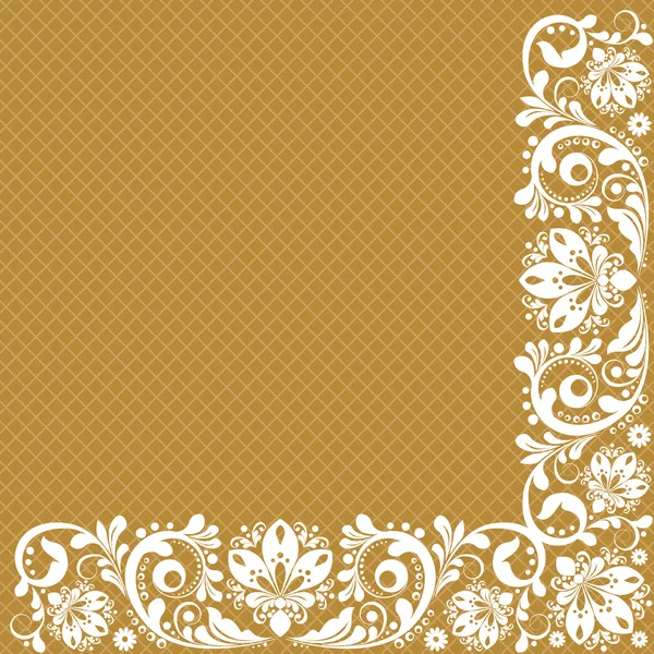 Vector vintage fondo floral — Vector de stock