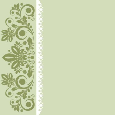 Vektör vintage çiçek arkaplanı