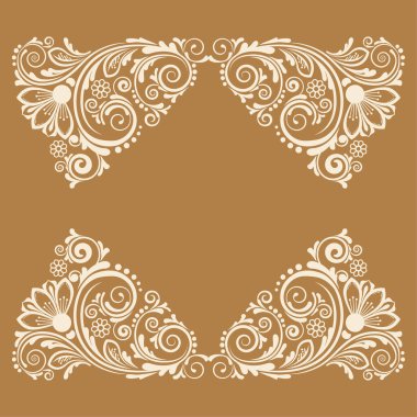 Vektör soyut çiçek arkaplanı