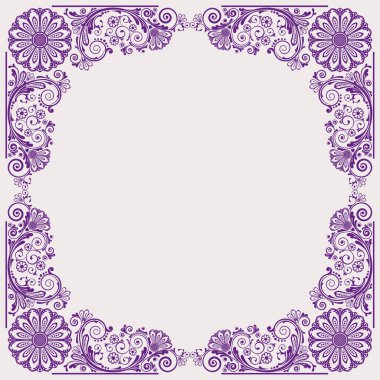 Vektör soyut çiçek arkaplanı