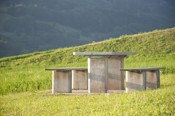 Asientos en el campo — Foto de Stock