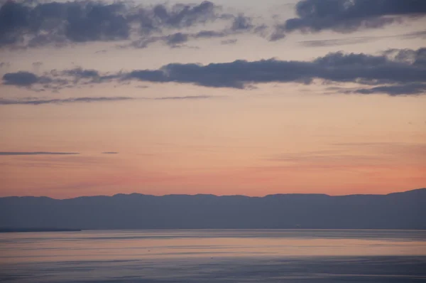 A Beautiful Sunset over Lake Geneva, Switzerland — Stock Photo, Image