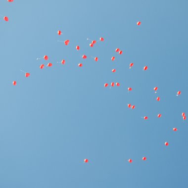 kalp şeklinde balonlar