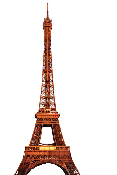 The Eiffel Tower Isolated