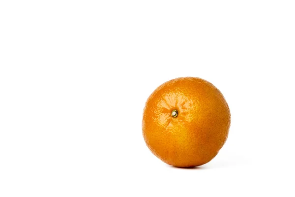 Frutta Fresca Arancione Sfondo Bianco — Foto Stock