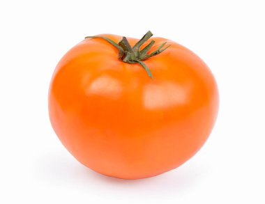 Domates. Domates izole edilmiş. Tam alan derinliği. kırpma yolu ile.