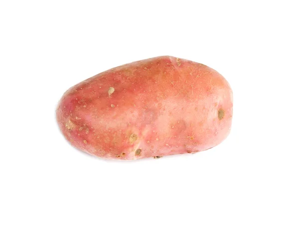 Ziemniak czerwony na białym tle — Zdjęcie stockowe