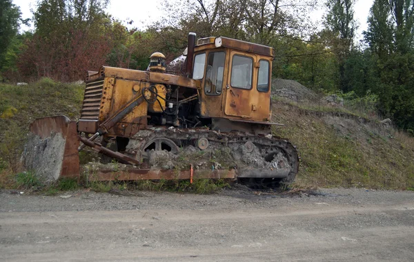 Yellow bulldozer — Stock Photo, Image