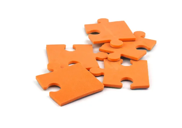 Orange puzzle — Stock Photo, Image