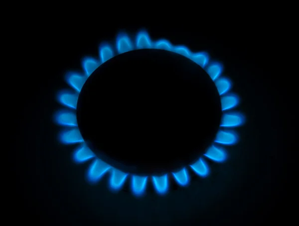 Estufa de gas azul —  Fotos de Stock