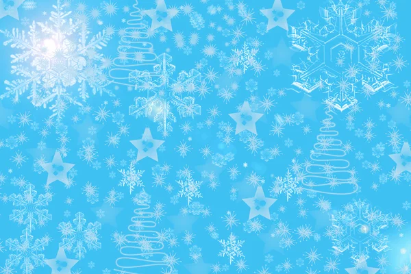 Christmas snowflakes — Stock Photo, Image